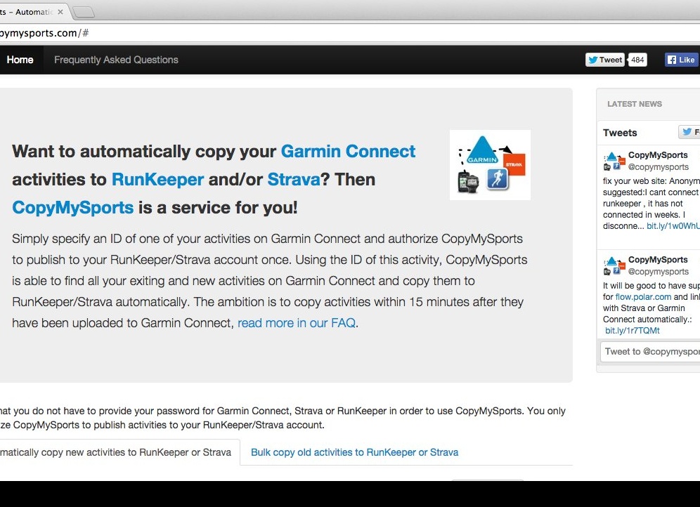 3 способа синхронизации тренировок между RunKeeper, Strava, Endomondo и другими спортивными веб-сервисами