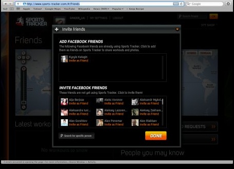 Обзор мобильного приложения Sports Tracker